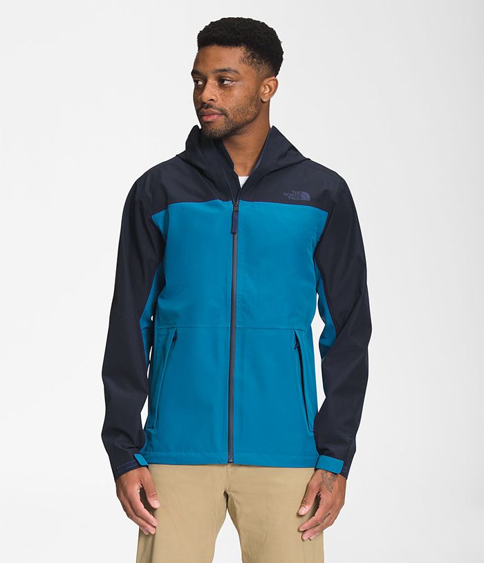 Chubasquero The North Face Hombre Dryzzle Futurelight™ - Colombia VOCLRY263 - Azules/Azul Marino